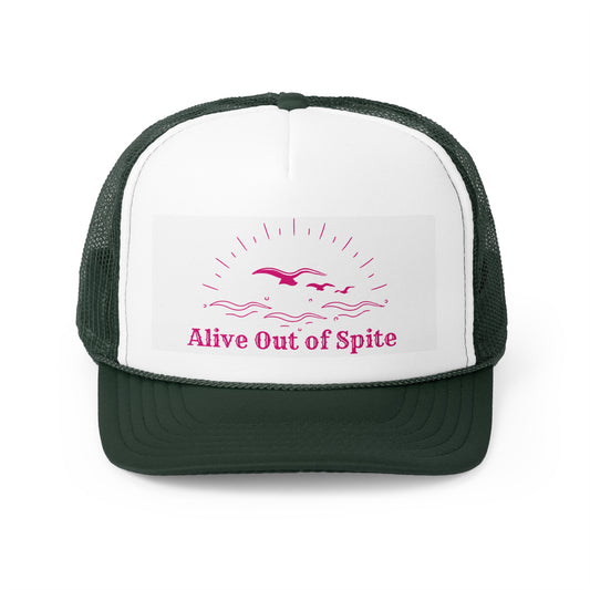 Snapback Trucker Cap - ALIVE OUT OF SPITE